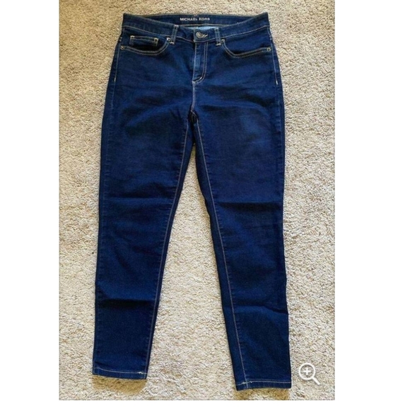 Michael Kors Izzy Stretchy Soft Skinny Ankle Mid-Rise Jeans NWT - Picture 2 of 9